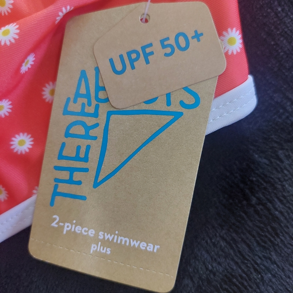 Nwt Thereabouts 2-piece swimsuit medium plus 10.5/12.5 - Picture 5 of 10
